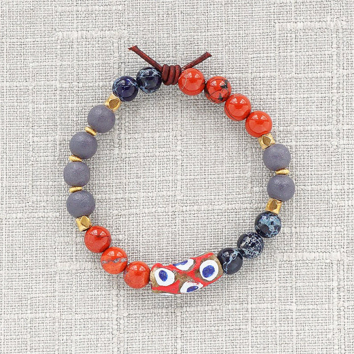 Red Hot One-of-a-Kind Bracelet | Vintage Glass Limited-Edition Collection