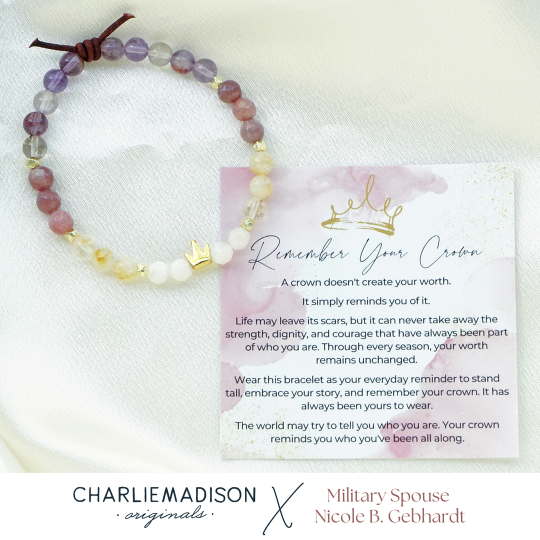 Remember Your Crown Mini Bracelet | A Military Spouse Collaboration
