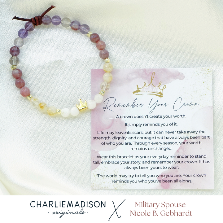 Remember Your Crown Mini Bracelet | A Military Spouse Collaboration