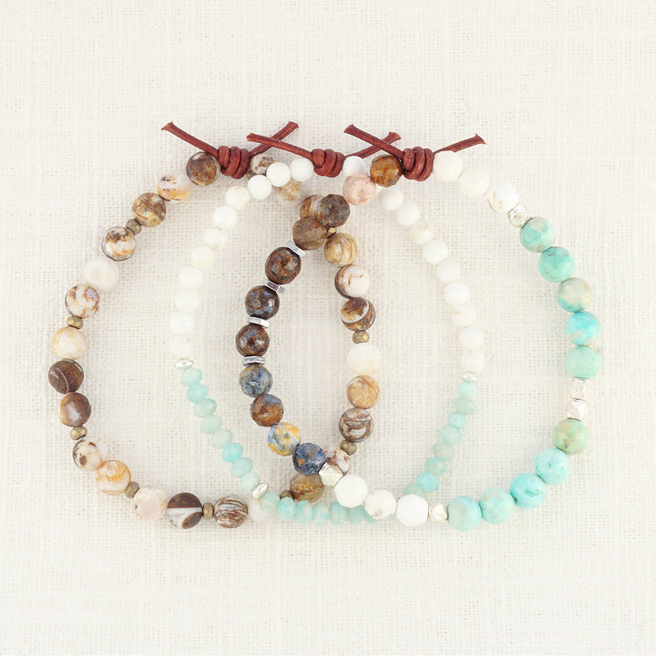 Mindful Wellness Stack | Set of 3 Bracelets