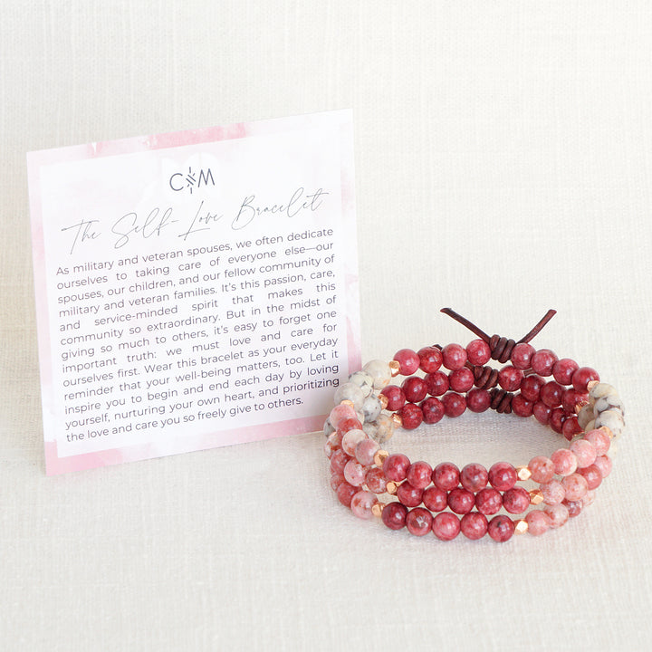 Self Love Mini Bracelet | Veteran Spouse Network X Charliemadison Collaboration