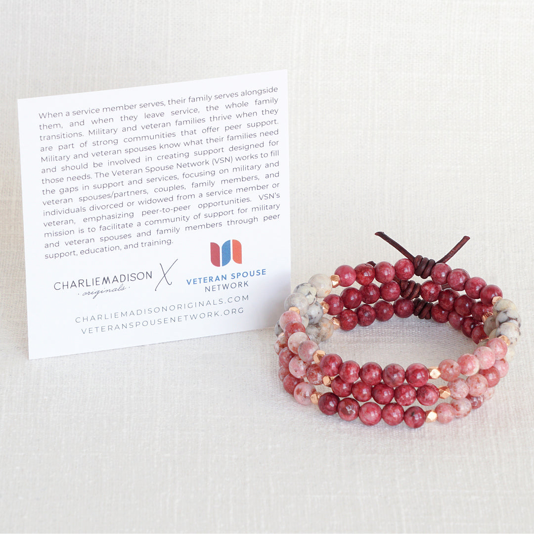 Self Love Mini Bracelet | Veteran Spouse Network X Charliemadison Collaboration