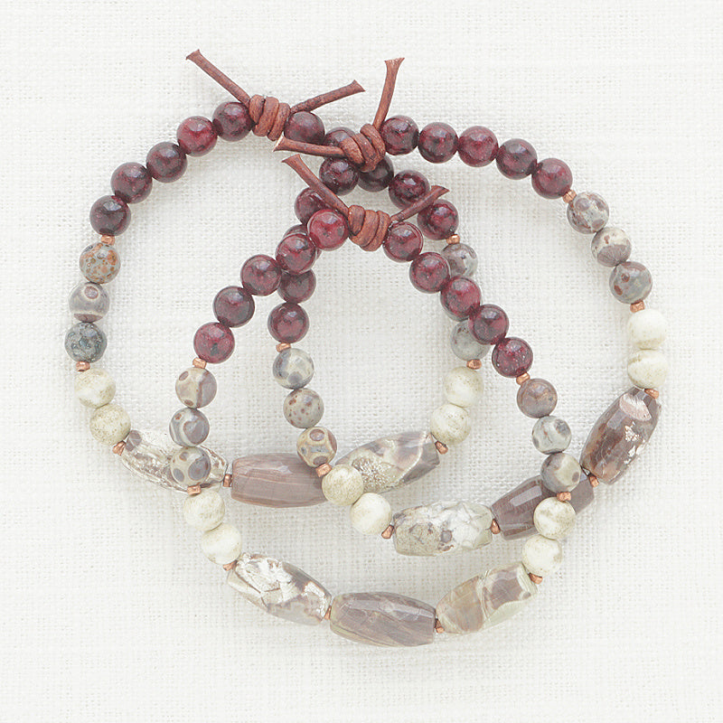 Grow Through the Seasons (September 2024 Mini of the Month) | Mushroom Rhyolite, Jasper, & Agate