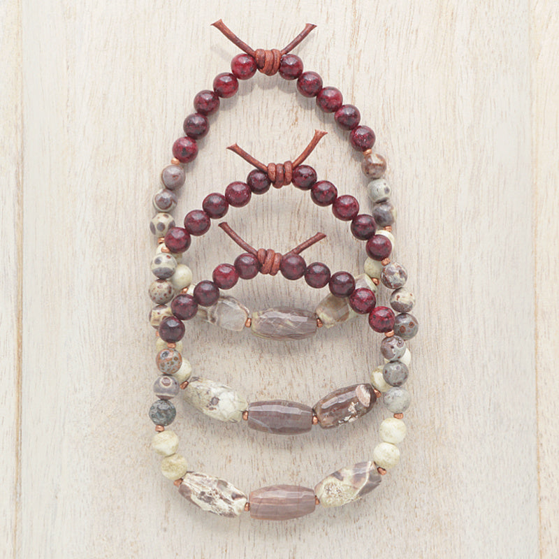 Grow Through the Seasons (September 2024 Mini of the Month) | Mushroom Rhyolite, Jasper, & Agate