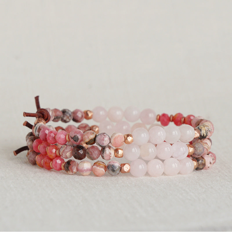 Side By Side Mini Bracelet | Breast Cancer Support Bracelet