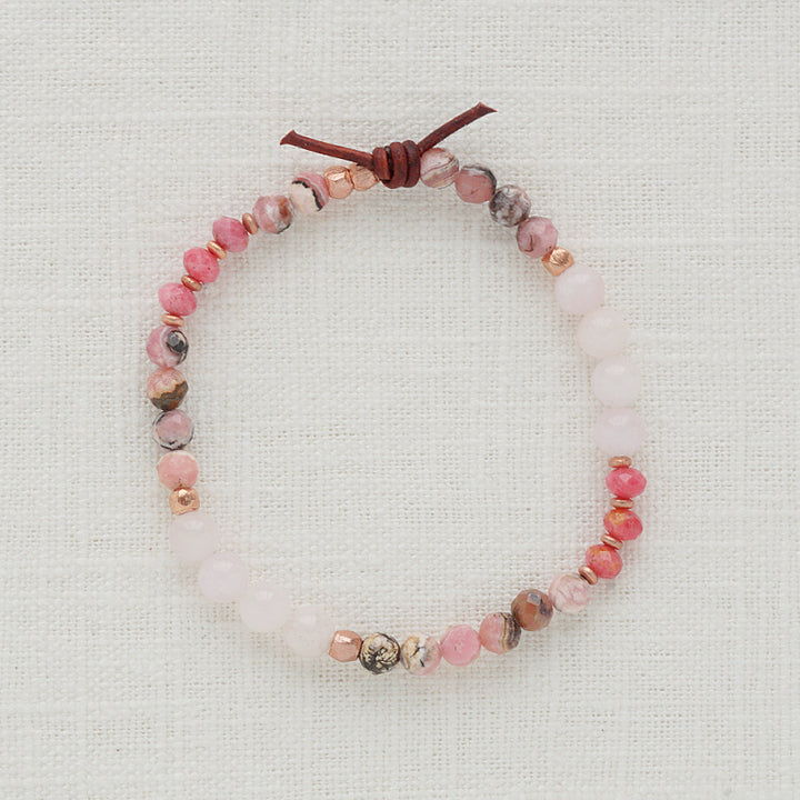 Side By Side Mini Bracelet | Breast Cancer Support Bracelet