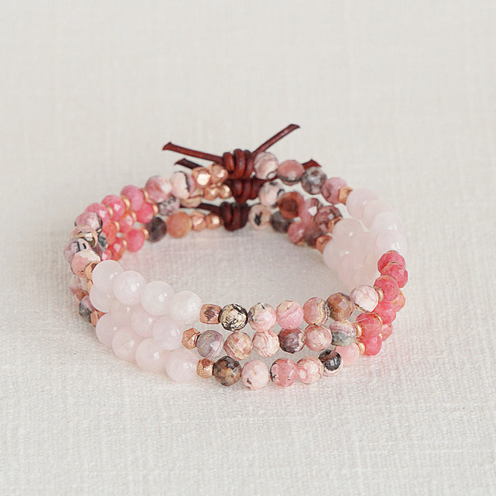 Side By Side Mini Bracelet | Breast Cancer Support Bracelet