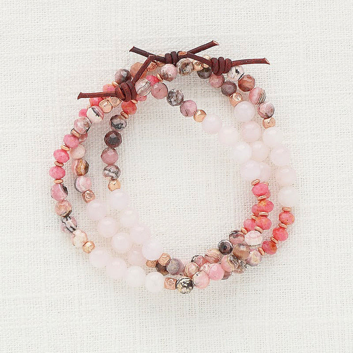 Side By Side Mini Bracelet | Breast Cancer Support Bracelet