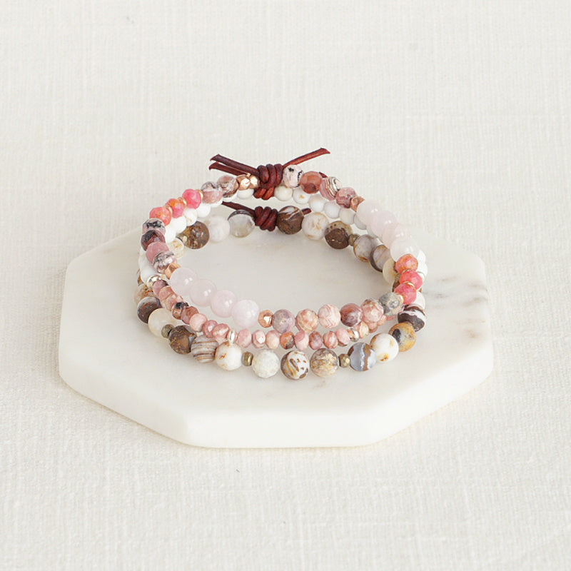Side By Side Bracelet Stack | Set of 3 Bracelets