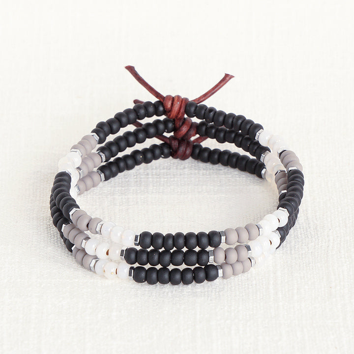 Space Force Strong Bracelet | Tiny Stacker Seed Bead Bracelet