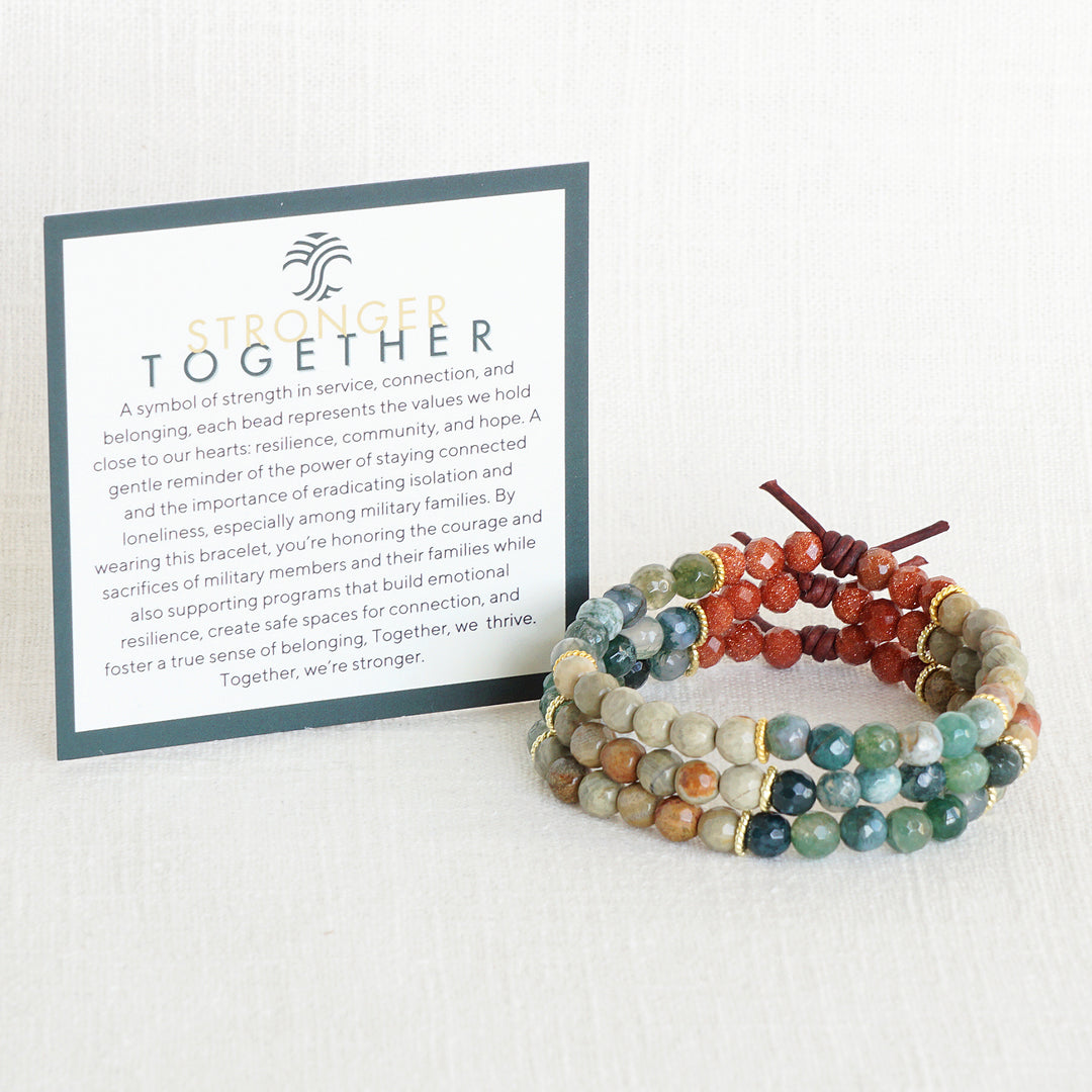 Stronger Together Mini Bracelet | Strength in Service X Charliemadison Collaboration