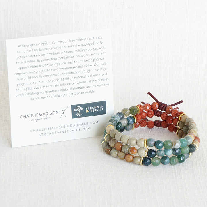 Stronger Together Mini Bracelet | Strength in Service X Charliemadison Collaboration