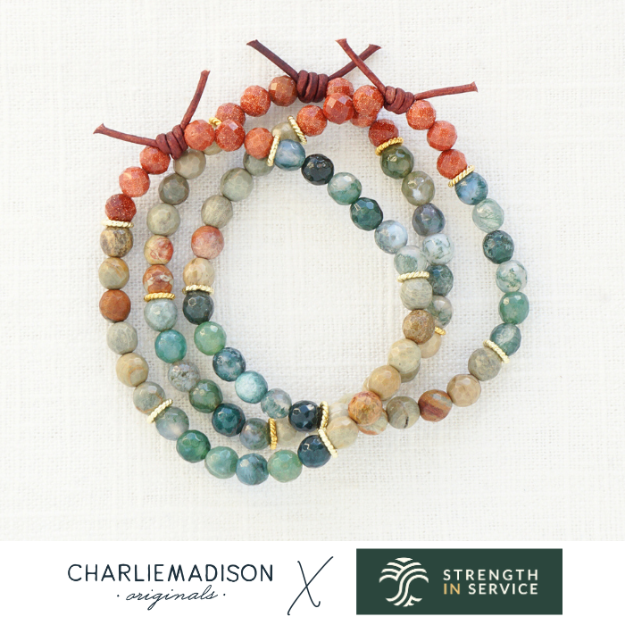 Stronger Together Mini Bracelet | Strength in Service X Charliemadison Collaboration