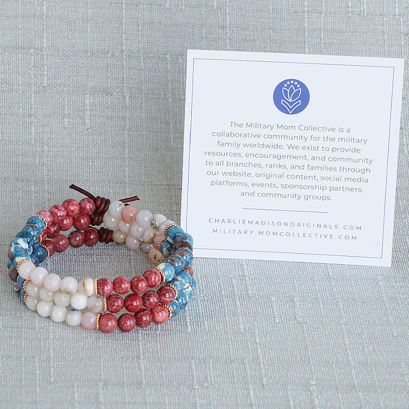 The Collective Mini Bracelet | Military Mom Collective X Charliemadison Collaboration