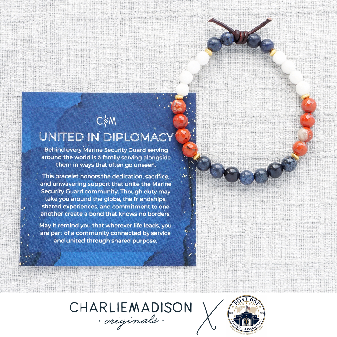 United In Diplomacy Mini Bracelet | Charliemadison X Post One Families Association