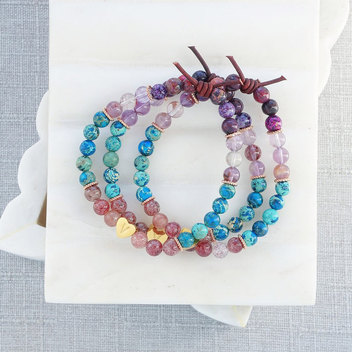 Where Peace Begins Mini Bracelet | A Team Vienna 4 SUDC Awareness Collaboration