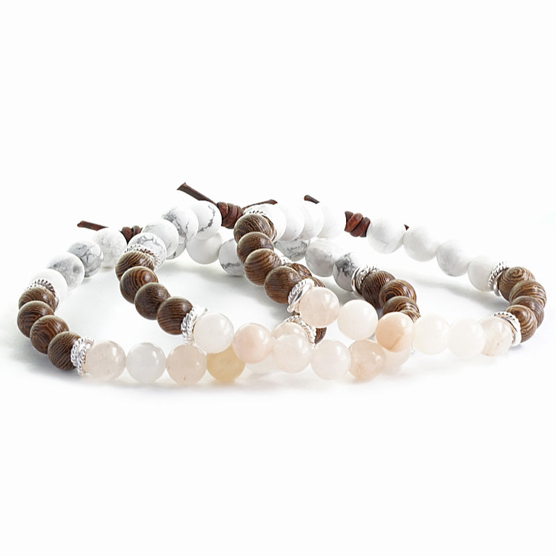 Stone Bracelets Blush