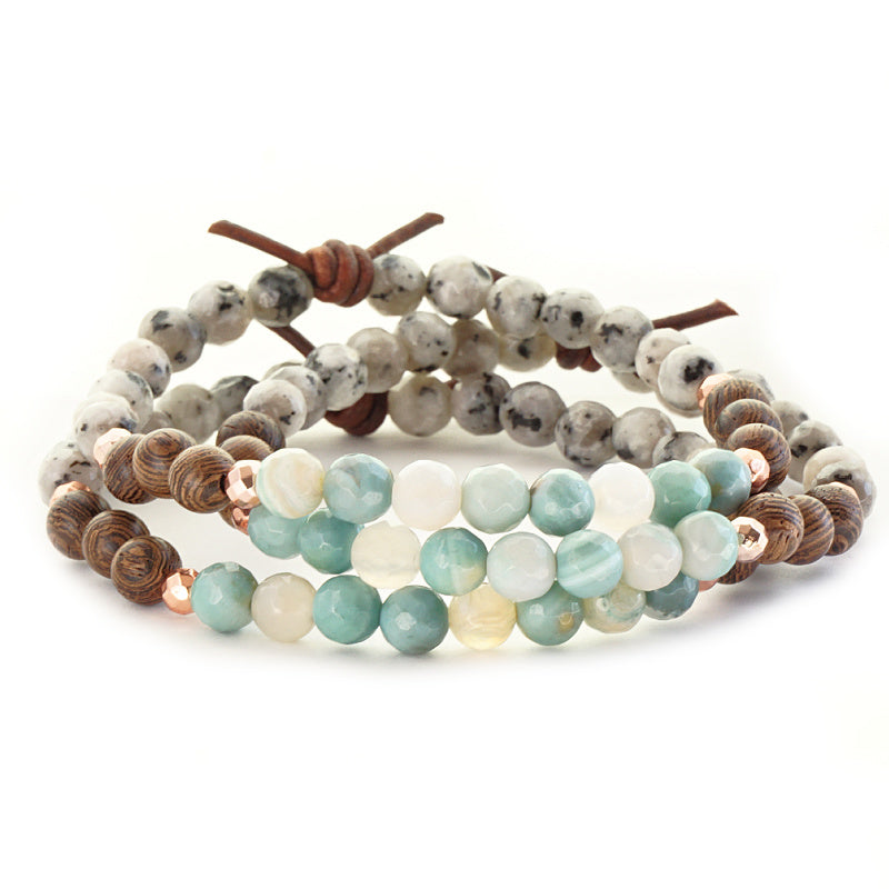 Live Simply Mini Bracelet Stack, Blessings, Gratitude, Simplify Your Life, Find Happiness in Every Moment 