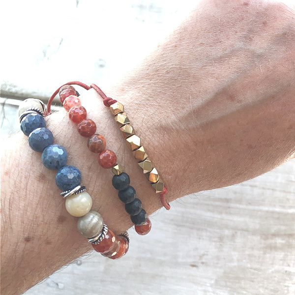 Marine Corps Pride Bracelet Stack with Other Military Charliemadison Originals Bracelets