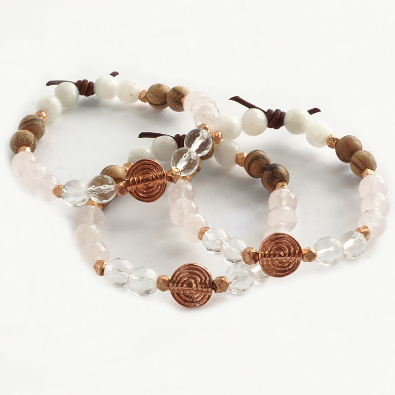 Mindful Moments Bracelet, Collaboration with Brianca Johnson (fellow military spouse and yoga teacher), Essential Oil Jewelry, Wood Diffuser Beads, Essential Oils, Essential Oil Diffuser Bracelet, Diffuser Jewelry, Diffuser Bracelets