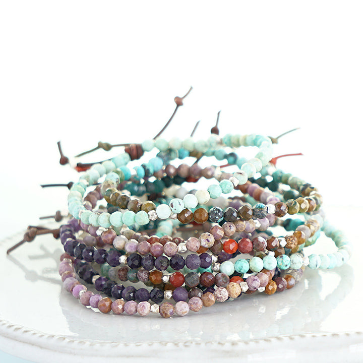 Tiny Mantras Bracelet Stack, Mantras, Tiny Bracelets with Big Intentions, Empowerment, Daily Mantra, Daily Goal, Personal Reminder, Growth, Intention, Everyday Mantra, Season of Life 